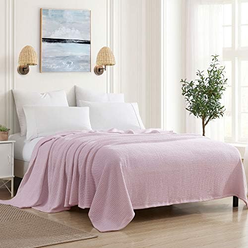 Sweet Home Collection 100% Fine Cotton Blanket Luxurious Weave Stylish Design Soft and Comfortable All Season Warmth, Full/Queen, Pink (Pack of 6) by SweetHomeCollection