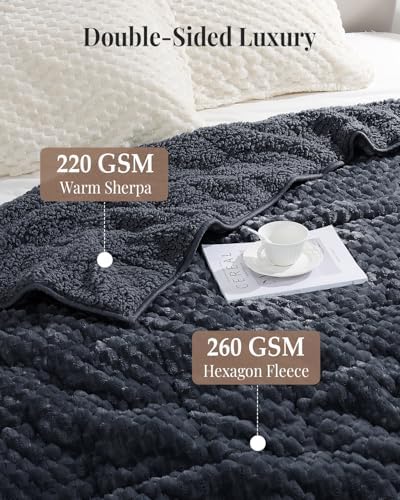 Topblan Weighted Blanket for Adults, 15lbs 48 x 72 Twin Size for Bed - Image 3