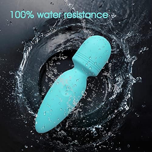 Mini Wand Massager,Small Cordless Handheld Massager with 10 Quiet Vibration Modes, Personal Handheld Rechargeable Massager for Neck Shoulder Back Body - Image 5