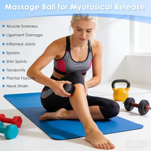 Massage Ice Roller Ball Cold & Heat Therapy Pain Relief Myofascial Release - Image 7
