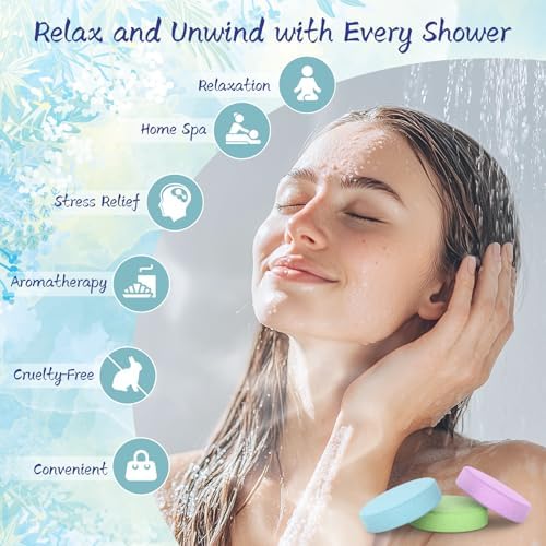 HFHO Shower Steamers Aromatherapy 8 Pack Natural Essential Oils Home Spa - Image 4