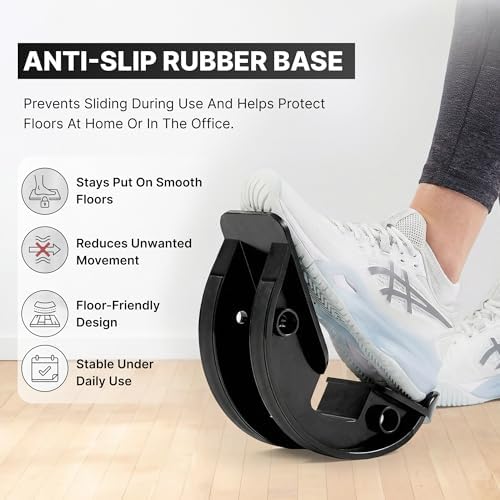 DMoose Fitness Foot Rocker & Foot Stretcher for Plantar Fasciitis & Achilles Tendonitis - Deep Hamstring & Heel Stretch for Improved Flexibility & Pain Relief - Durable & Non-Slip Calf Stretcher - Image 7
