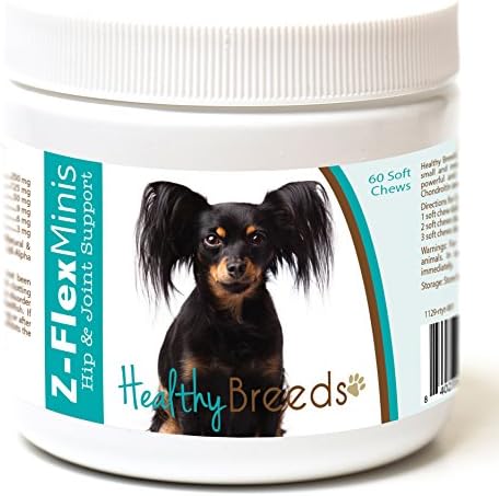 Healthy Breeds Russian Toy Terrier Z-Flex Minis Hip and Joint Support Soft Chews 60 Count by HealthyBreeds
