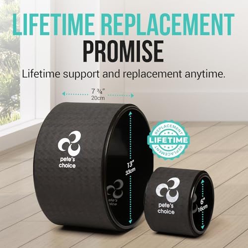 Yoga Wheel Set - Extra Wide Jumbo Wheel & Mini Massage Wheel - Image 7
