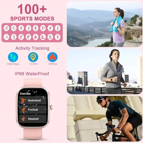 Smart Watch for Men Women (Answer/Make Call), 2025 New 1.91" HD SmartWatch, Fitness Watch with 120+ Sport Modes, IP68 Waterproof, Heart Rate/Sleep Monitor, Pedometer, Activity Tracker for Android iOS - Image 6
