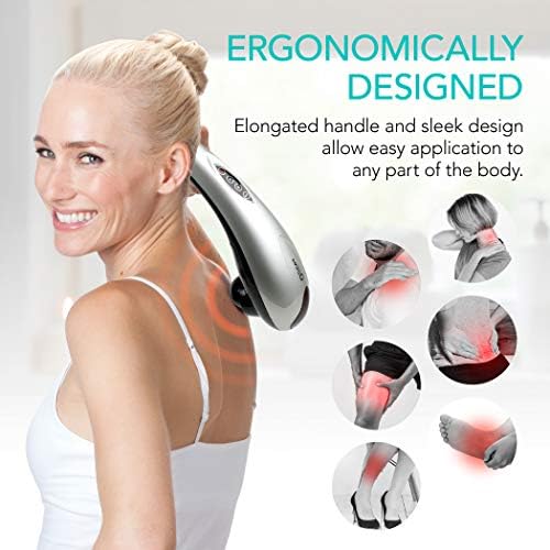 Daiwa Felicity Tapping Pro - Handheld Deep Tissue Back, Neck, Shoulder, Leg, Calf Muscle Massager with Extension Handle - FSA HSA Eligible - Image 2