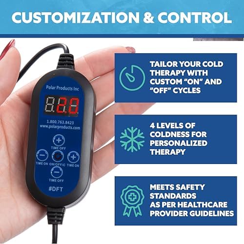 Polar Active Ice 3.0 | 9 QT Cold Therapy Ice Machine| Programmable Timer | 6 in 1 Universal Pad | Cryotherapy Pain Relief System | Ace Bandage Style Compression - Image 6