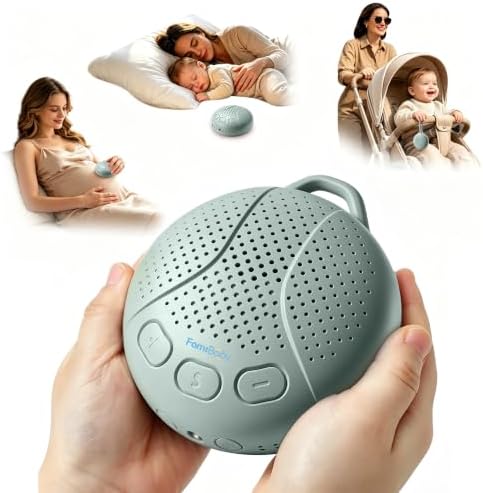 White Noise Machine for Babies and Kids - Sleep Soother, Green by FamiBaby