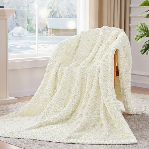 Anysay Knitted Weighted Blanket for Adult, Chunky Knit Throw 50''*60'' 7lbs - Image 6
