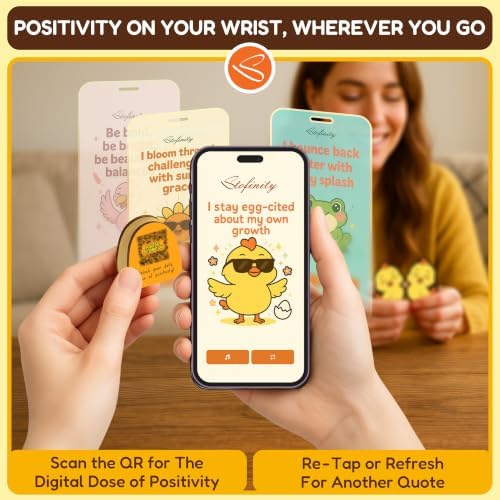 STOFINITY Positive Chicken Affirmation Jar, 60 Encouragement Cards - Image 5