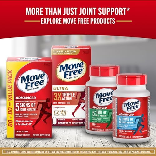 Move Free Ultra Pro 4in1 Joint Support Supplement Tablets- 120ct - Image 6