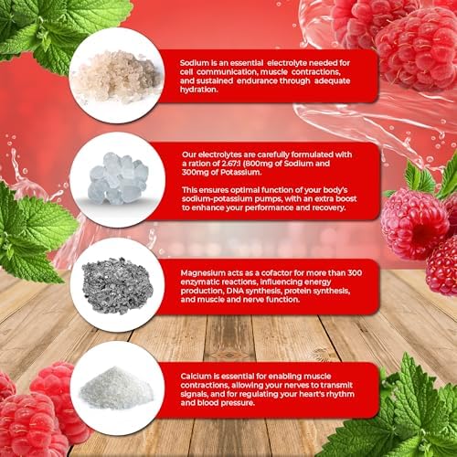 Santa Cruz Paleo Electrolyte Powder, Raspberry Mint Flavor, Sugar Free Hydration Drink Mix with Himalayan Pink Salt, Sea Salt, Magnesium Glycinate, Potassium Chloride, Sweetened with Stevia, 30 Srvgs - Image 2