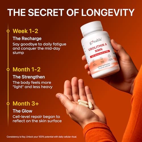 Gynable Urolithin A Supplement with NMN & PQQ, Cellular Energy - Image 5