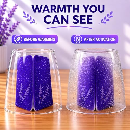 Steam Eye Mask Lavender Scent, Self Heating Warm Eye Masks for Sleeping & Relaxation, Disposable Heated Eye Compress for Dry Eyes, Travel, Screen Time & Spa Care, 16 Pack - Image 3