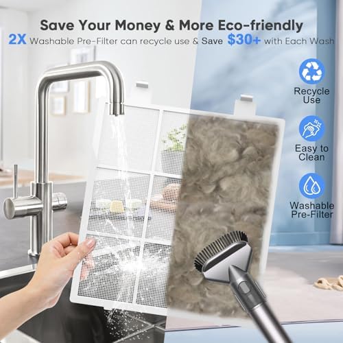 DAYETTE Air Purifier for Home Large Room Up to 3000Ft², 2x H14 HEPA Filters - Image 5