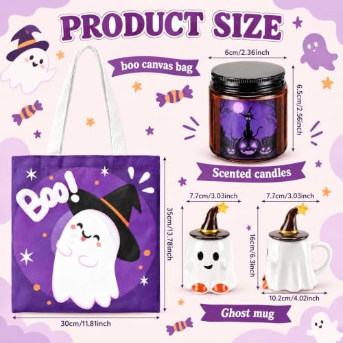 9 Pcs Boo Basket Stuffers for Women, Halloween Spooky Gifts, Witch - Image 3