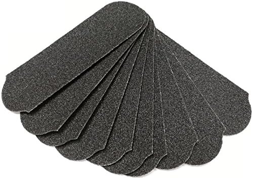 100 GRIT Stainless Steel Pedicure File Refill Pads, 60 Count (100 GRIT Black) by LEDMask