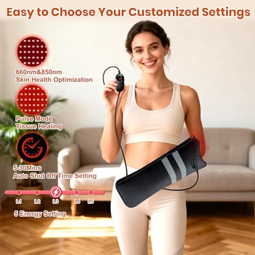 Red Light Therapy Glove for Hand & Wrist 150 LEDs Infrared Light Therapy for Finger Joint Relief, 17"x4" Portable Red Light Therapy Pad for Body & Arm, 660nm 850nm Dual Wavelength, Gifts for Women Man - Image 6