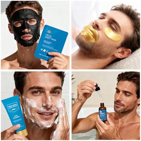 Gifts for Men, 30 Pcs Men's Bath and Body Gift Set, Skin Care Set for Men - Image 6