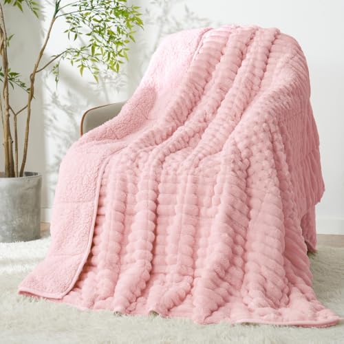 Topblan Weighted Blanket for Adults Queen Size 60 x 80 15lbs, Sherpa Fleece by Topblan