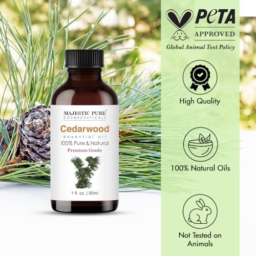 Majestic Pure Cedarwood Essential Oil for Diffuser - 1 Fl Oz - Image 3