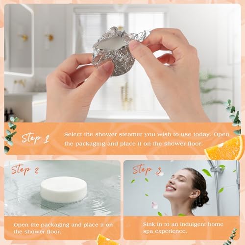 Shower Steamers Aromatherapy Birthday Gifts for Women - 10 Pack,Gifts for Wife Mothers Daughter Sister Stress Relief & Deep Relaxation Self Care Home Spa Essential - Image 5