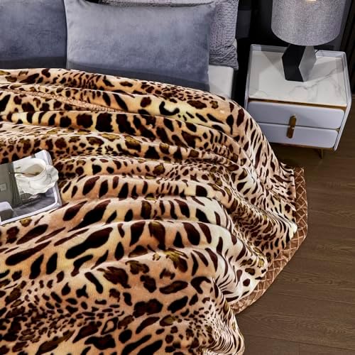 LGYKUMEG 6.6Lb Korean Mink Blanket Full Size 71×87 inch,2 Ply Mink Blanket for Sofas and Beds on Cold Nights (180×220cm3kg). - Image 4