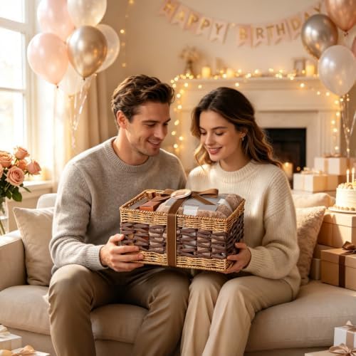 Gifts for Women & Men, 35 Pcs Coconut & Vanilla Self Care Spa Gifts Basket - Image 3