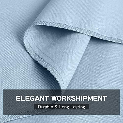 FreshCulture Queen Flat Sheet - Hotel Quality Queen Flat Sheet Only - Brushed Microfiber Top Sheet - Ultra Soft & Breathable - Wrinkle-Free - Easy Care - Single Flat Sheet (Queen, Light Blue) - Image 4