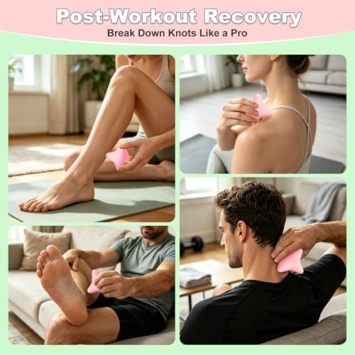 Fascia Release Tools Deep Tissue Massage Ball for Exercise & Recovery Targets Back, Shoulder, Legs&Feet - Relieves Muscle Knots, Trigger Point Massage, Pressure Point Therapy- Myofascial Release Ball - Image 6