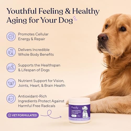 Pawfy NMN Longevity Chews for Dogs with Fucoidan & CoQ10-30 Chews - Image 2