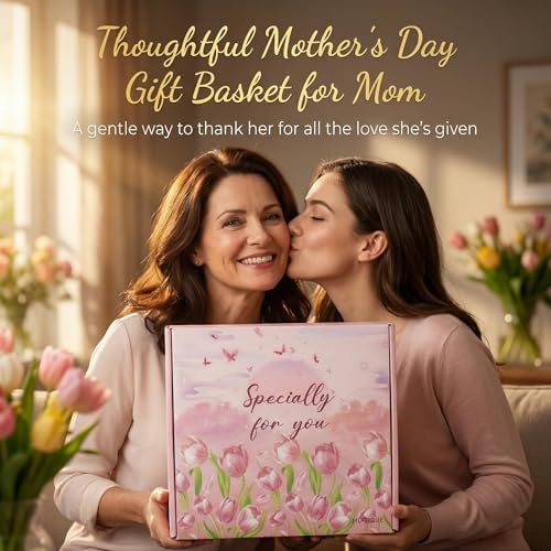 Mothers Day Gifts for Women Tulip Self Care Spa Gift Basket Birthday Gifts - Image 2