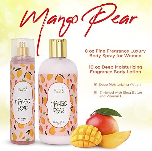Home Spa Gift Deep Moisturizing Fragrance Body Lotion - (Mango Pear) - Image 2
