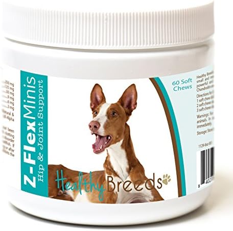 Healthy Breeds Ibizan Hound Z-Flex Minis Hip and Joint Support Soft Chews 60 Count by HealthyBreeds