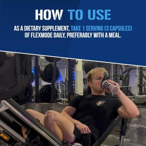 EVL FlexMode Joint Support with Glucosamine & Chondroitin - 60 Servings - Image 5