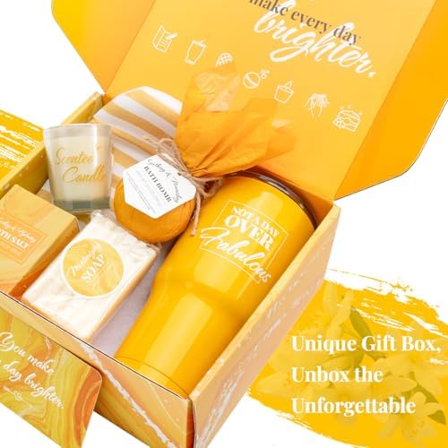 Bath and Body Gift Set for Women, 8 Pcs Vanilla Spa Set Gifts with Tumbler, Birthday Gifts for Women, Unique Gift Ideas for Her, Mom - Image 2