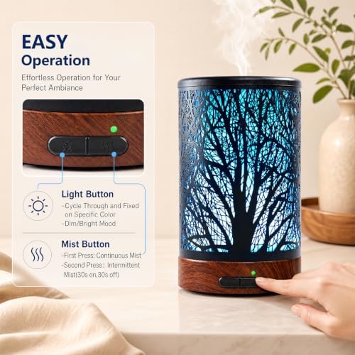 EQUSUPRO Essential Oil Diffuser for Home Fragrance & Aromatherapy 150ml - Image 4
