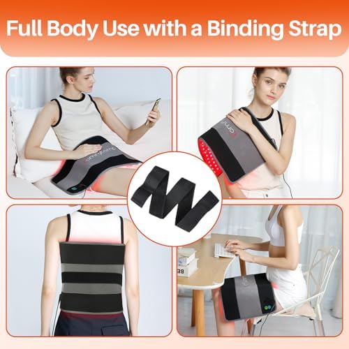 Comfytemp Red Light Therapy Pad for Body, 24'' x 12'', 660nm & 850nm - Image 4