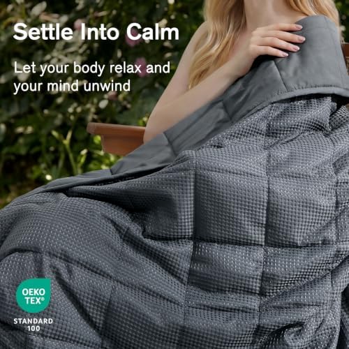 Topblan Cooling Weighted Blanket for Adults, 15lbs 60 x 80 for Summer - Image 3