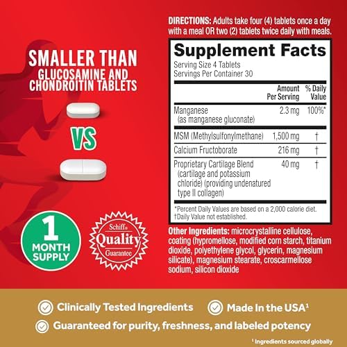 Move Free Ultra Pro 4in1 Joint Support Supplement Tablets- 120ct - Image 4