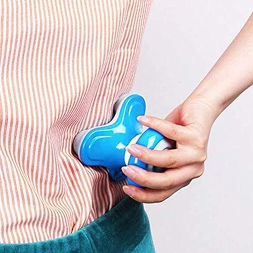Electric Handled Wave Vibration Massager Body Massager Mini Electric Massager (English Blue) - Image 5