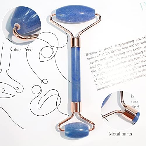 BAIMEI IcyMe Gua Sha & Jade Face Roller Set,Facial Beauty Skin Care Tools - Image 5