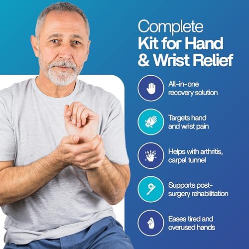 Hand Therapy Equipment for Rehabilitation and Recovery – Hand Therapy Kit with Grip Strength Trainer, Finger Strengthener & Exercise Balls for Arthritis, Carpal Tunnel and Physical Therapy by Theravio - Image 5