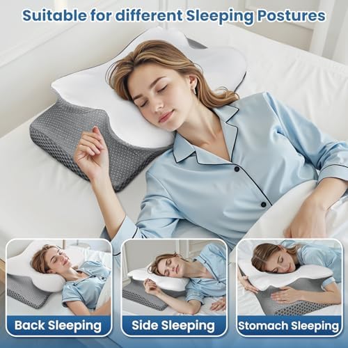 Cervical Neck Pillow - Neck Pain Relief, Queen Size - Image 3