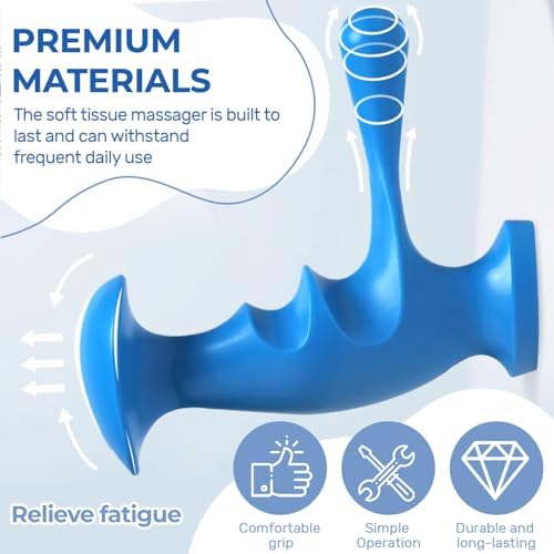 Thumb Saver Massage Tools,Manual Trigger Point Massage Tool for Full Body Deep Tissue Massage,Professional Pressure Reflexology Equipment for Massage Therapists (1* Thumb-Shaped Massager) - Image 4