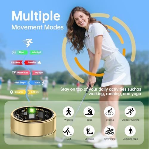 Smart Ring for Women & Men, Health Tracker Ring, Fitness Tracker Ring - Image 4