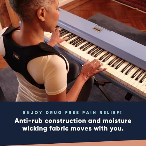 Copper Compression Posture Corrector for Men & Women - Adjustable Copper Infused Orthopedic Brace for Pain Relief from Bad Posture, Slumping - Targets Upper Back, Shoulders, Neck, Clavicle - Image 3