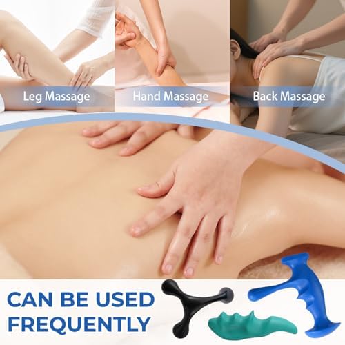 Thumb Saver Massage Tools,Manual Trigger Point Massage Tool for Full Body Deep Tissue Massage,Professional Pressure Reflexology Equipment for Massage Therapists (1* Thumb-Shaped Massager) - Image 7