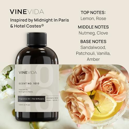 VINEVIDA (16oz) Hotel Fragrance Collection Diffuser Oil - Hotel Scents Diffusers for Home - Cold Air Diffuser Oil - Hotel Scent Essential Oil - Scent No.1010 Inspired by Hotel Costes - Image 2