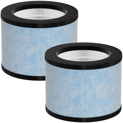 TZ-K1 DH-JH01 HEPA Replacement Filter Compatible with AROEVE MK01 MK06 MG01JH, ToLife TZ-K1, FreAire KN6391 and Kloudi DH-JH01 Air Cleaner Purifier, Pack of 2 by Ontheone